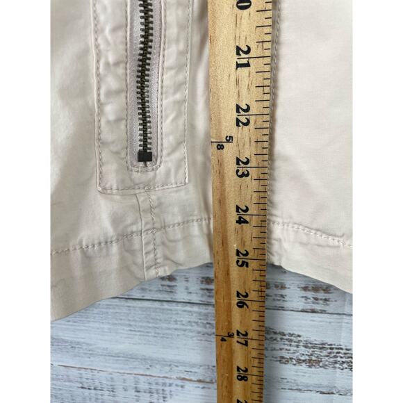 Chico’s Asymmetrical Zip Up Jacket Light Pink size 2 or Large Moto Career Office - Picture 4 of 9